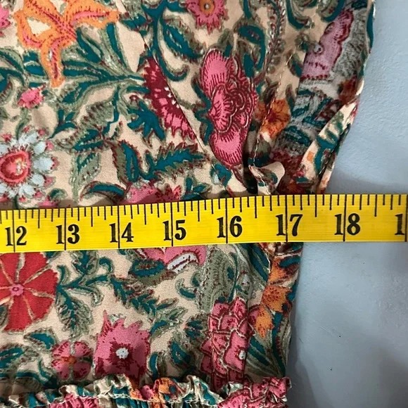 NATURAL LIFE Berkley Maxi Dress Pink Floral Women’s Small Casual Boho Flowy - Picture 6 of 8